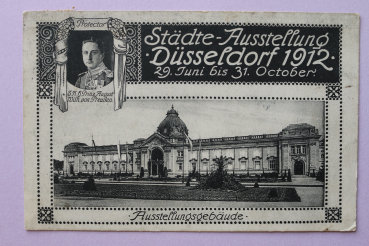 Ansichtskarte AK Düsseldorf 1912 Städte Ausstellung Prinz August Wilhelm v Preussen Gebäude Architektur NRW